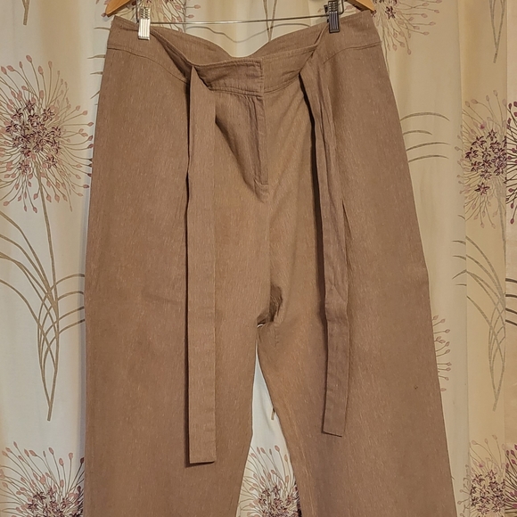 Gibson Latimer Pants Tie Waist Wide Leg - Picture 2 of 10